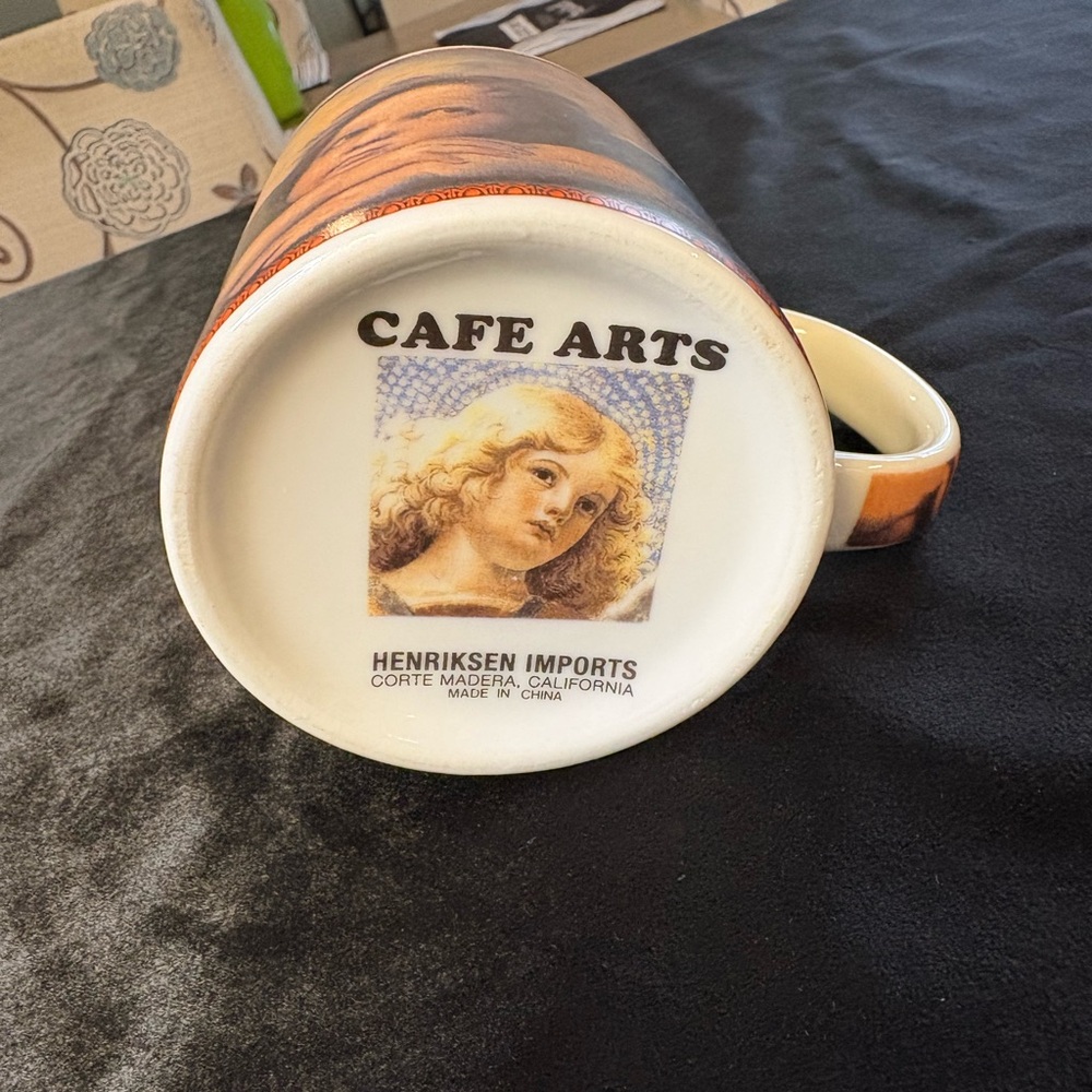 Collectible Ceramic Mug Detailing Raphael’s Famous Painting ,The Sistine Madonna - Picture 5 of 6